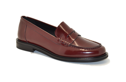 MOCASSINO IN PELLE ABRASIV LUXOR BORDEAUX